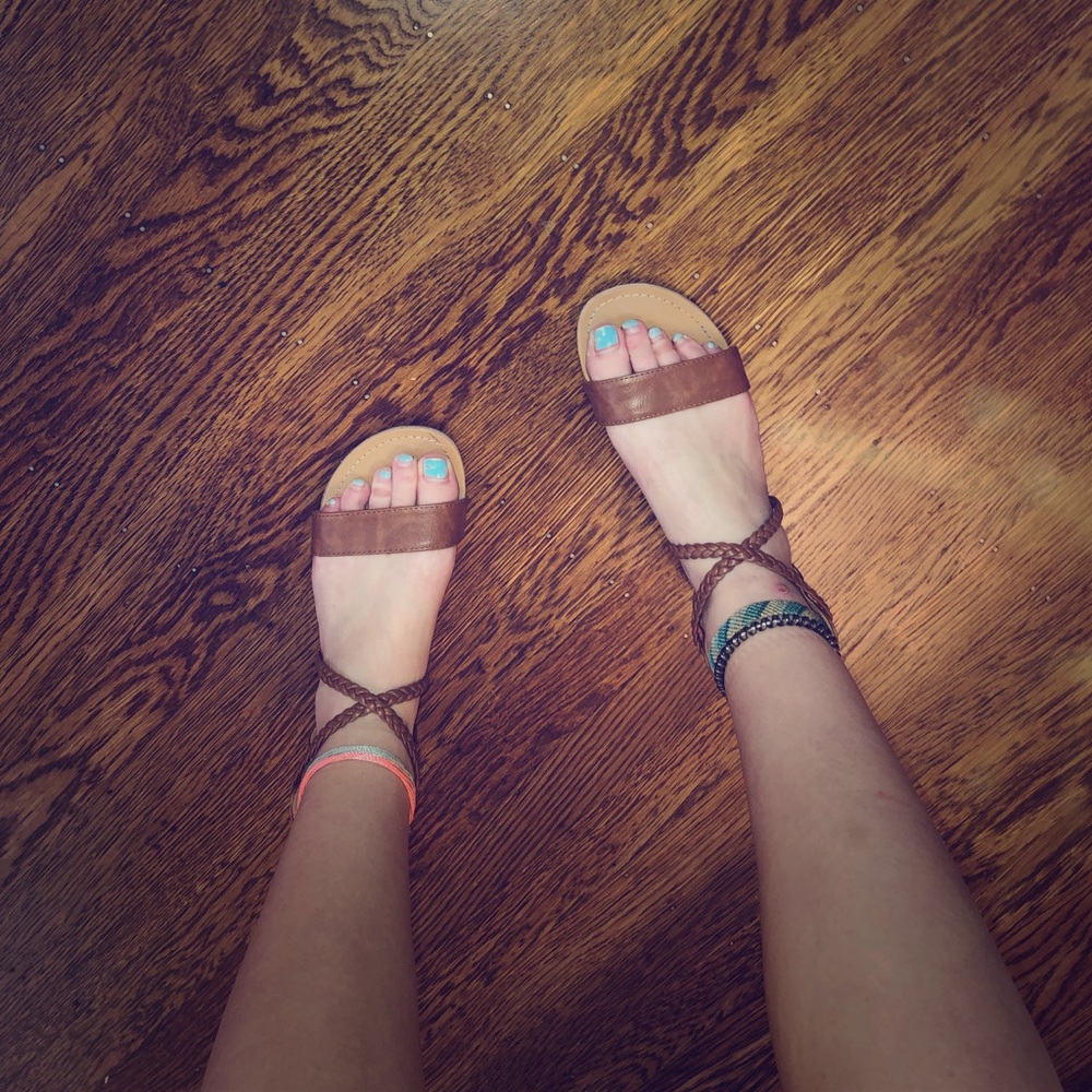 Brown sandals